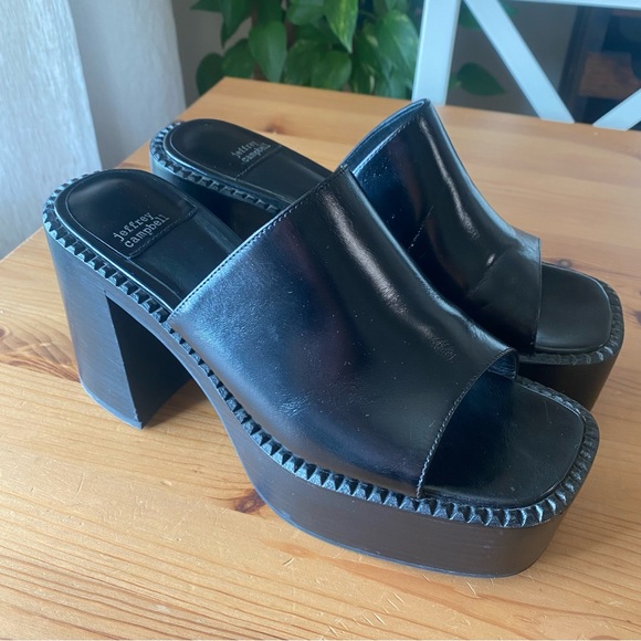 Jeffrey Campbell Concert Mules in black, 7.5 - Picture 9 of 12